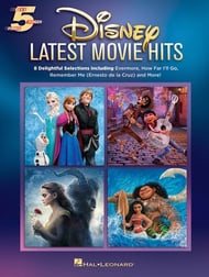 Disney Latest Movie Hits piano sheet music cover